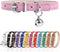 XS Dog Collar for Teacup, Adjustable 3/8 inch Width Collar for Small Medium Large Dogs, Pink, XS.