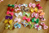 50pcs Dog Hair Accessories, Rhinestone Pearls Bowknots with Rubber Bands, Topknot Bows for Cute Styling