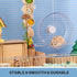 BUCATSTATE Silent Hamster Wheel, 5.5in Exercise Wheel for Gerbil, Dwarf, Syrian Hamster, Rat, Mice