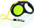 Flexi New Retractable Lead, Medium, 5 M, Black/Neon