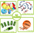 24 Pack Colorful Puppy Chew Toys for Teething - Plush Squeaky, Rope Chew Toys & Dog Treat Ball to Keep Them Busy