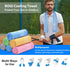 BOGI Cooling Towels for Neck and Face, Soft Breathable Cool Towel for Instant Cooling Stay Cool for Yoga, Sport, Gym