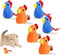 FF UNION Catnip Cat Toy, 6 Pack Chicken Bird Interactive Chew Kicker Toys, cat