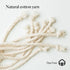 Natural Non-Toxic Cotton Rope Toys 2-Pack - Durable Eco-Friendly Interactive Dog Toy for Small and Medium Dogs