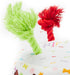 PET LONDON Dog Birthday Cake Squeaky Toy - Soft Plush with Rope Candles in Bright Colors for Dog Birthday Celebrations