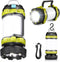 LED Camping Lantern Flashlight Rechargeable, Consciot Portable Torch with 6 Light Modes, 3600mAh Power Bank, IPX4