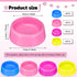 24 Pcs Puppy Dogs Birthday Party Supplies Pet Plastic Bowls Reusable Dog Bowls Puppy Food Bowl Feeding Water Pet Bowls for Dog Cat Birthday Baby Shower Party Favors, Blue Rose Red Yellow and Pink