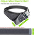 PYFK Hydration Waist Pack Running Belt with Water Bottle Holder for Men Women Reflective Fanny Bag Pouch