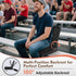 Strifuture 180Adjustable 600D Stadium Seats with Back Support - Backrest Stadium Seat with Steel Hook & Non - Slip