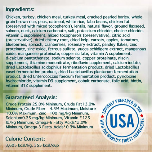 Immune 4.5lb (Pack 2) Chicken Soup for the Soul All Natural Premium Adult Dry Dog Food, Real Meat First Ingredient, No