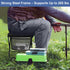 ChicRange Backpacking Portable Folding Camp Stool with Side Pocket, Lightweight Foldable Camping Stool for Adults