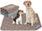 peepeego 2Pack 36x36 Dog Pads Washable and Free Dog Comb, Reusable Puppy Pads