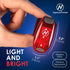 LED Safety Light (2 Pack) + Free Bonuses | Clip On Strobe/Running Lights for Runners, Dogs, Bike, Walking