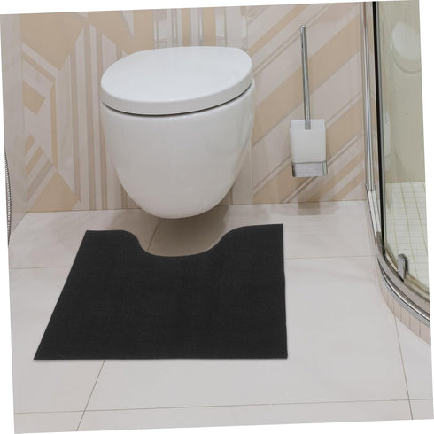 6-piece Set Garneck U-Shaped Toilet Training Pad Washable Bathroom Rug Funny Designs for Potty Training Toilet Bowl Mat
