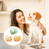PEUTIER 3pcs (3 Dog Pacifiers, Silicone Puppy Kitten Calming Pacifier Cute Dog Pacifier Chew Toy Pacifier Dog Toy