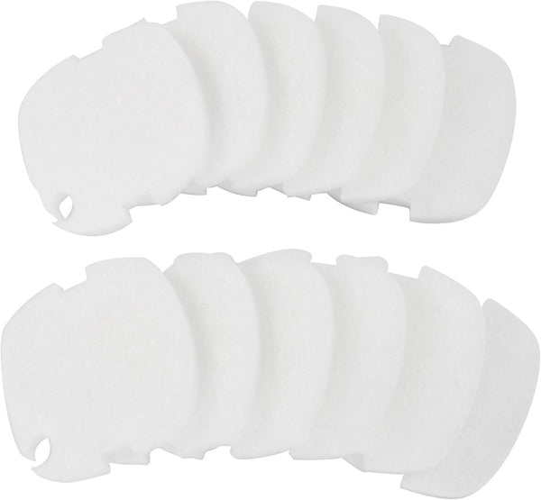 LTWHOME Replacement Polishing Filter Pads for Marineland C-160 & C-220 Canister Filter (Pack of 12)