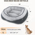 SIWA MARY Dog Beds for Small Medium Large Dogs - Washable Orthopedic Sofa Bed, Soft Calming Anti-Slip Bottom