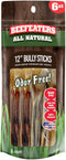 Beefeaters Dog Treats - 12in Bully Sticks, 6ct | All-Natural, Highly Digestible | Training Treats for All Dog Sizes