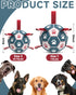 QDAN Dog Toys Soccer Ball with Straps - 10 Inch Durable Herding Ball for Extra Large Dogs, Outdoor Water Toy