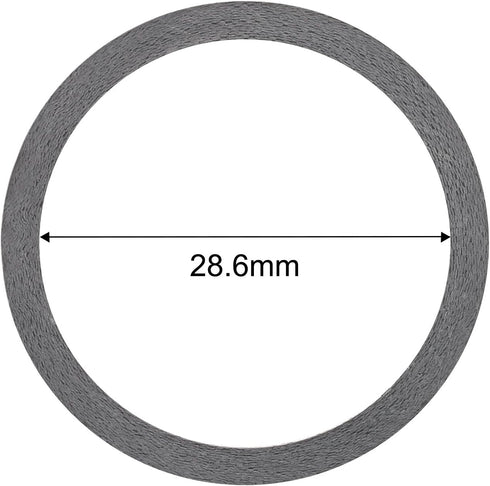 Sumind 11 Pieces Bike Carbon Fiber Headset Spacer - Bicycle 1-1/8 Inch, 7 Size