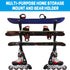 Snowboard Wall Mount Display Rack, Adjustable Storage Layers for Home and Garage Ski Board Storage
