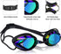 Swim Goggles, Anti Fog Swimming Goggles with UV Protection, Mirrored & Clear