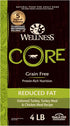 Wellness CORE Grain-Free High-Protein Dry Dog Food - Natural Ingredients, Made in USA, Reduced Fat, 4-Pound Bag