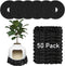 Eaasty 50 Pack Disposable Cat Litter Box Liners with 6 Carbon Filters