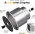 EQUSPUR 4 Pack, 316 Cup Drink Holder Stainless Steel Boat Accessories with Drain for Yacht RV Camper Caravan