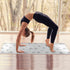 HXshaoye 71x26 inches 1 MM Handdraw Stars Baby Gray nonslip yoga mat for home printed, natural rubber non slip