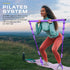 Pilates Bar Kit with Resistance Bands - Adjustable 3-Section Equipment for Legs, Hip, Waist, Arm Workouts