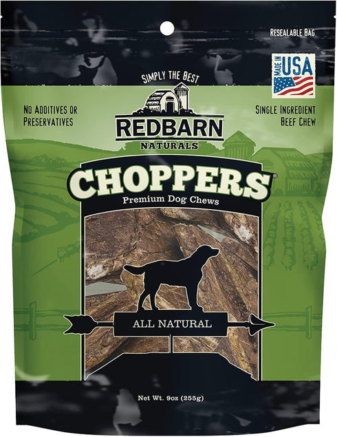 Redbarn Beef Lung Choppers Dog Chew, All-Natural high-Protein Low-Fat Grain-Free, Highly Palatable