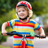 Kids Bike Lights Set for Night Riding, Rechargeable Headlight & Tail Light, 120dB Speaker, Cute Accessories for Girls &