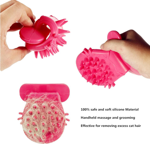 Cat Brush Shedding Grooming - Soft Massage Cat Tongue Brush, Comforting Licking for Your Cat, Surprise Pet Gifts