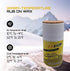ZUMWax Rub-On Ski/Snowboard Wax 70g, WARM Temperature, Easy Cork Applicator, Made in USA