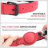 PetiFine Leather Dog Collar with Airtag Holder, Soft Padded Adjustable Rust-proof Metal Buckle for Small Medium Large