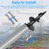 JYINCPED 2" 1.725" 1.790" Dock Auger for OD Pipe w/ ID or ID, Dock Sand Auger for PVC Tubing Sandbar Anchor or Aluminum