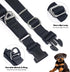 Martingale Dog Collars, Adjustable Nylon with Quick Release Buckle, No Choke Training Collar for Small, Medium, Large