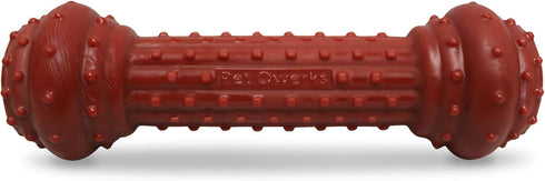 Pet Qwerks Bongo BarkBone, Nylon Dog Bone for Aggressive Chewers, Prime Rib Flavor, Medium