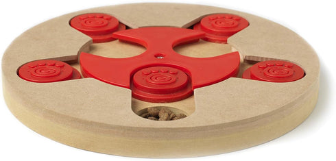 PetRageous 13006 Thinkrageous Interactive Advanced Level Puzzle Piece Dog Toy or Cat Toy, Measures 9.84-Inch