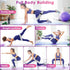 Renoj Resistance Bands Exercise Workout Bands for Women and Men, 3 Set Stretch Bands for Booty Legs Pilates