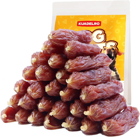 Duck Sausage Soft Dog Treats, Duck Jerky Training Treats Skiny Coat Dog