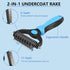 Extra Long Pin Slicker Brush for Dogs, Large Size, 5-in-1 Dog Grooming Brush for Removing Loose Fur and Tangles,
