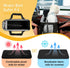 12lbs, Console Dog Car Seat for Small Dogs Cats Up to Anti-Collapse Pet Armrest Booster Seat with Soft Pillow,Non-Slip