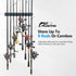 PLUSINNO 2 Pack Vertical Fishing Rod Rack - Wall Mounted Holders for 18 Rods