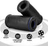 Yes4All Thick Dumbbell Handles Grips for Weightlifting, Firm Rubber Barbell Grips