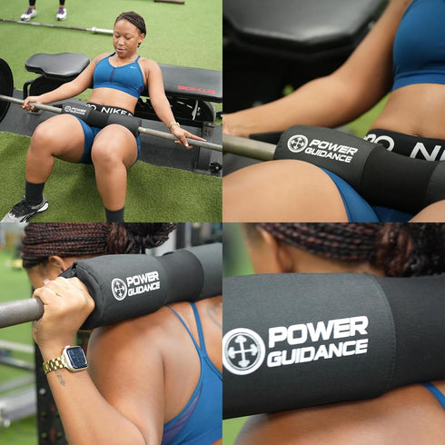POWER GUIDANCE Barbell Squat Pad - Neck & Shoulder Protective Pad with Anti-Skid Points for Squats, Lunges,