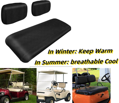 Golf Cart Seat Cover for Yamaha G2 G9 G16 G19 G22 & Club Car DS Pre-2000, Mesh Cover for E-Z-GO Marathon Golf Cart