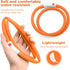 HIGO LED Dog Collar - Rechargeable Light Up Dog Collars, Lightweight Silicone Pet Safety Collar Lights for Night
