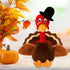 Squeaky Dog Toys, Turkey Squeaky Toys with Cotton Rope and Crinkle, Gifts for Small Medium and Large Dogs